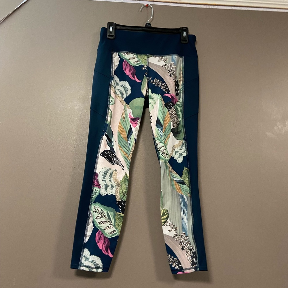 navy blue patterned athleta